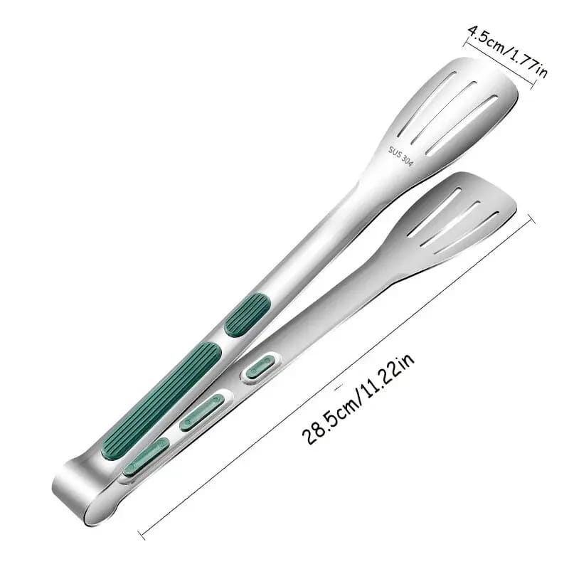 Pinza De Cocina Acero Inoxidable Multiuso Para Carne Y Ensalada